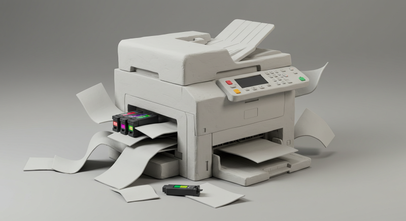 Printer and Scanner Setup | Professional Configuration | Black and ...