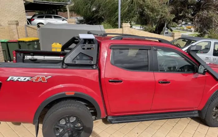 Starlink Mini mounted on a Ute